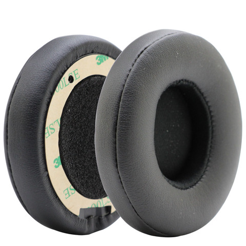 POYATU Replacement Ear Cushion Earpads For Solo 2 3 Wireless Ear Pads Earbuds For Beats Solo3 Wireless Headphone Earpads Black ► Photo 1/6