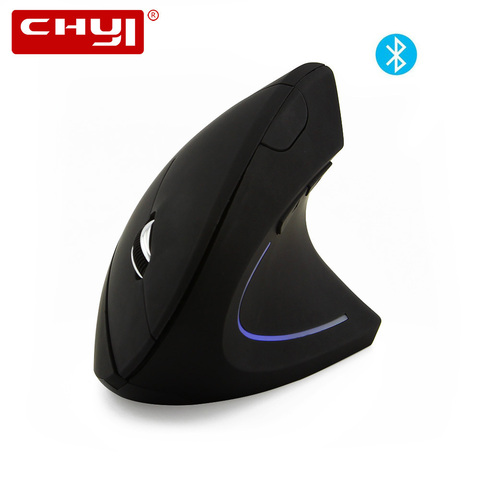 CHYI Ergonomic Vertical Bluetooth Mouse Wireless Optical Mause 800/1200/1600DPI Adjustable 6D Gaming Mice With LED For Laptop PC ► Photo 1/6