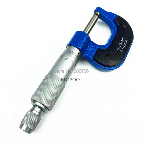 0-25mm Painted frame Outside micrometer caliper thickness gauge measuring tool ► Photo 1/6
