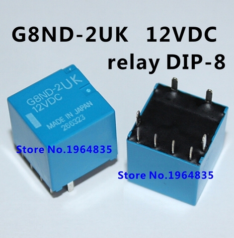 G8ND-2UK 12VDC G8ND-2U-12VDC G8ND-2U relay DIP-8 ► Photo 1/2