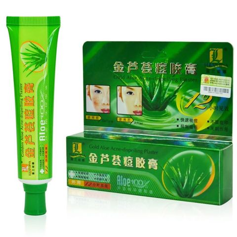 levering wijn Geaccepteerd Price history & Review on 30g Gold Aloe Acne Dispelling Ointment Plaster  Removal Cream Face Skin Care Aloe Vera Gel Anti-Acne Oil Control BF2 |  AliExpress Seller - Shopping Online Store 