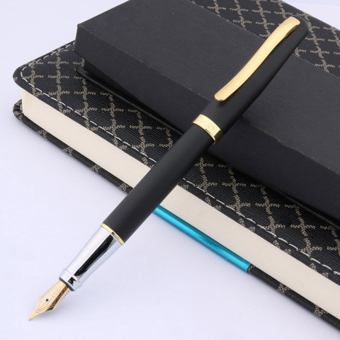 Duke 209 Matte Black Medium GOLDEN Nib GIFT Fountain Pen ► Photo 1/5