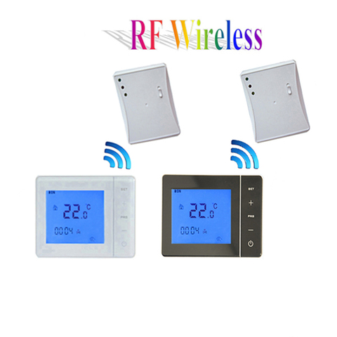 433MHZ Wireless Gas Boiler Thermostat RF Control 5A Wall-hung Boiler Heating Thermostat 100-240VAC ► Photo 1/6