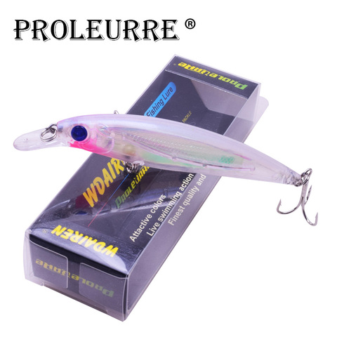 Proleurre 1pcs 110mm 13.5g Boxed Minnow Fishing Lure Hard Bait Fishing Wobbler Pesca Artificial Topwater Pike Fishing Crankbait ► Photo 1/6