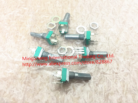 Original new 100% 418-S1-693-HA RK097N single joint vertical potentiometer B20K handle long 20MMF band midpoint (SWITCH) ► Photo 1/1