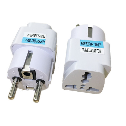 Electrical Socket Universal UK US AU to EU AC Power Socket Plug Travel Charger Adapter Converter 220V 10A Socket ► Photo 1/3