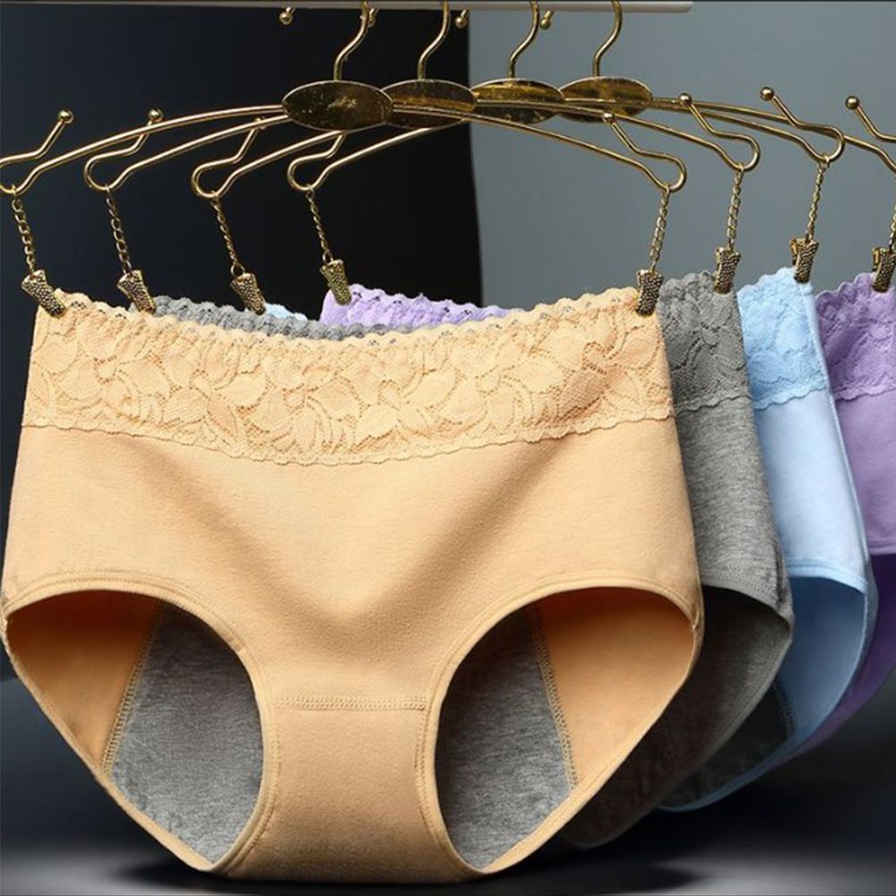 Physiological Period Leak Proof Menstrual Panties Breathable Seamless Soft  Fabric Women Underwear Breifs - AliExpress