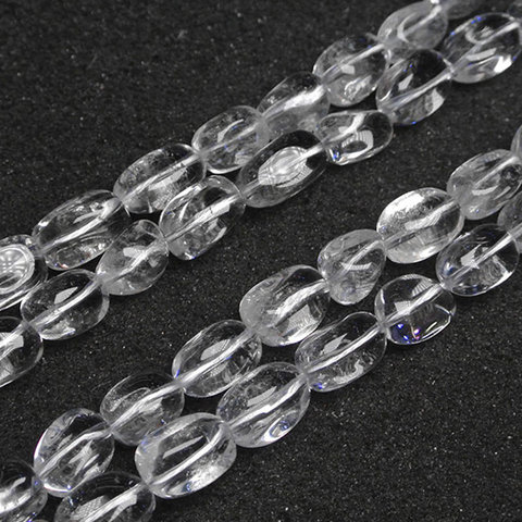 9x14mm Natural White Rock Quartz Beads Freefrom Potato Loose DIY Beads For Jewelry Making Beads Accessories 15'' For Women Gift ► Photo 1/5