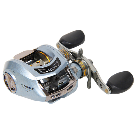 Haibo LUNA100/150 left/right handed baitcasting fishing reel 6.5:1 6B+1RB  178g magnetic brake free shipping - Price history & Review, AliExpress  Seller - Weihai Fishing Tackle Store Store