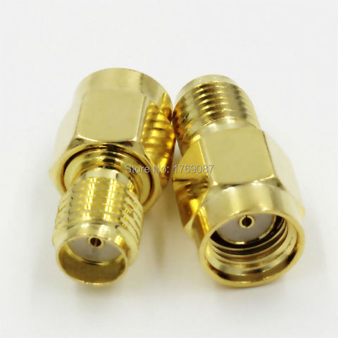 10PCS SMA Female Jack to RP-SMA Male Jack (Female Pin) RF Adapter Connector ► Photo 1/6