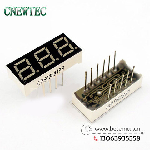 CPS02831BR Common Anode 3Bit Digital Tube 7 segment 0.28