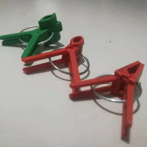 500pcs Garden Plant Support Clip Round Mouth Square Mouth Red and Green Mixed pegs for grafting plants ► Photo 1/2