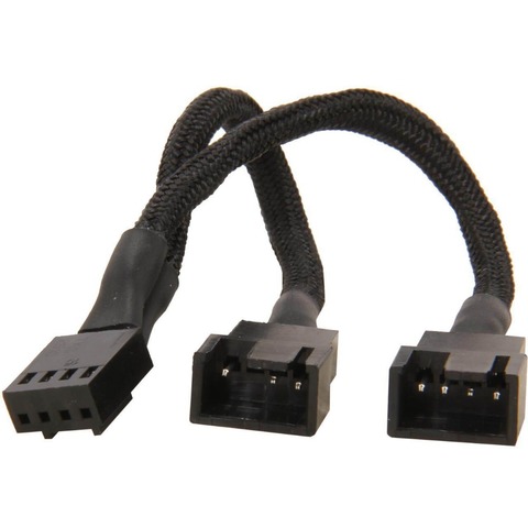 NEW 4 Pin PWM Splitter Cable 4Pin PWM Female To 3/4 Pin PWM Adapter Cable For Computer CPU Case Fan Sleeved Adapter Power Cable ► Photo 1/2