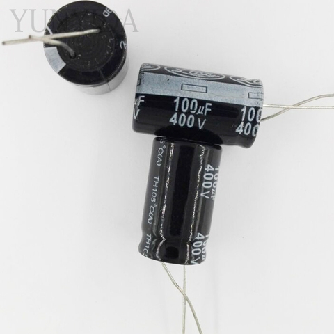 Aluminum electrolytic capacitor 400V  100UF   5PCS ► Photo 1/1