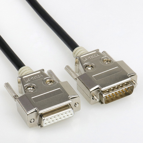 DB15 Cable DB 15 Pin Two Rows Connectors DB15 Data Cable Male to Male Male to Female Female to Female 1.5m 2m 3m 5m 8m 26AWG ► Photo 1/4