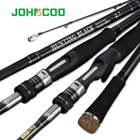 JOHNCOO Carbon Fishing Rod MH H Power 10-45g Baitcasting