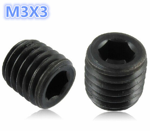 10pcs/lot K772 Small Set Screw M3X3 Inner Hexagon Screw Coupling Fastening Screw for DIY Model Making Free Shipping Russia ► Photo 1/2