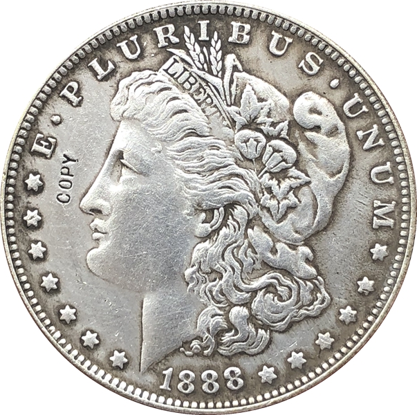 Untied States Of America 1 One Dollar Morgan Dollar 1889 Cupronickel Silver  Plated Copy Coins - Non-currency Coins - AliExpress
