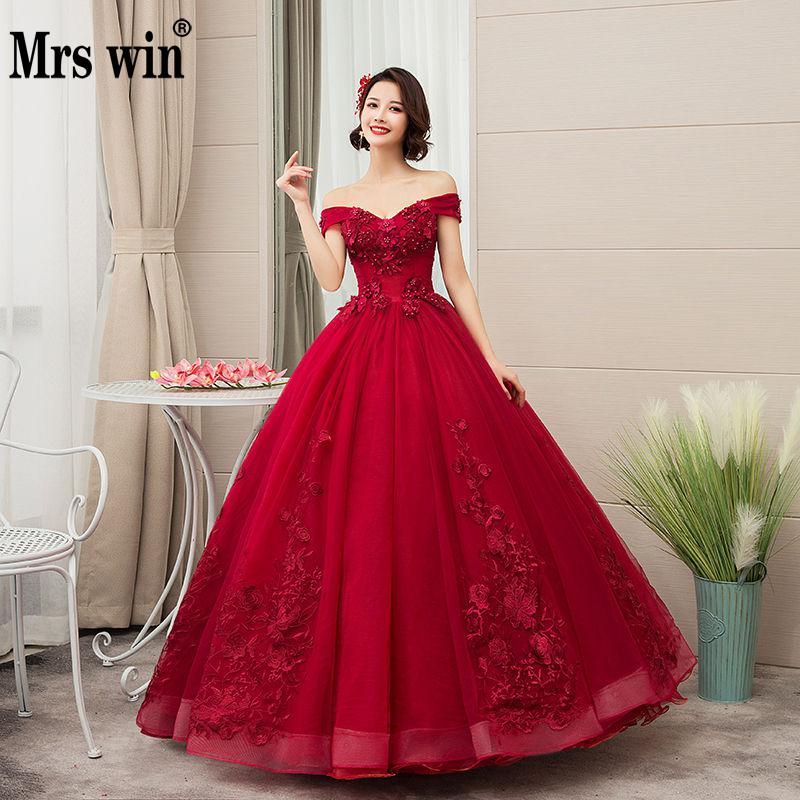 2022 New Mrs Win Off The Shoulder Luxury Lace Party Vestidos 15 Anos  Vintage Quinceanera Dresses 4 Colors Quinceanera Gown F - Price history &  Review | AliExpress Seller - VESHJA DASMES Factory Store 