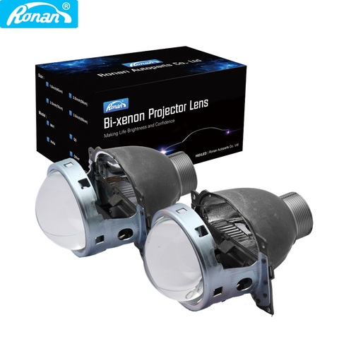 RONAN 2pcs 3.0'' Bi-xenon HID H4 Projector Lens for Koito Q5 use xenon bulb D2H Quick Install for Car headlight Free shipping ► Photo 1/6