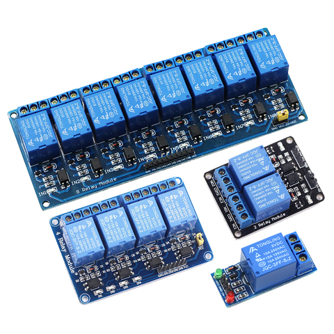 1 2 4 8 Channel DC 5V Relay Module with Optocoupler Low Level Trigger Expansion Board For Arduino DIY Kit Raspberry Pi ► Photo 1/5