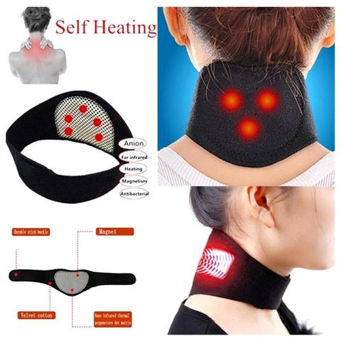 Health Care Neck Support Massager 1Pcs Tourmaline Self-heating Neck Belt Protection Spontaneous Heating Belt Body Massager Tools ► Photo 1/6