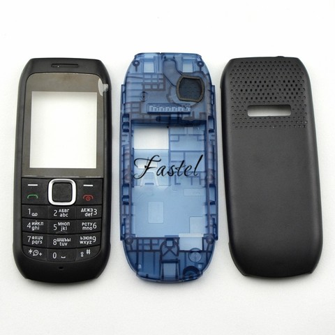 For Nokia 1616 replacement parts High Quality New Full Complete Mobile Phone housing cover case + Russian/English/Arabic Keypad ► Photo 1/4