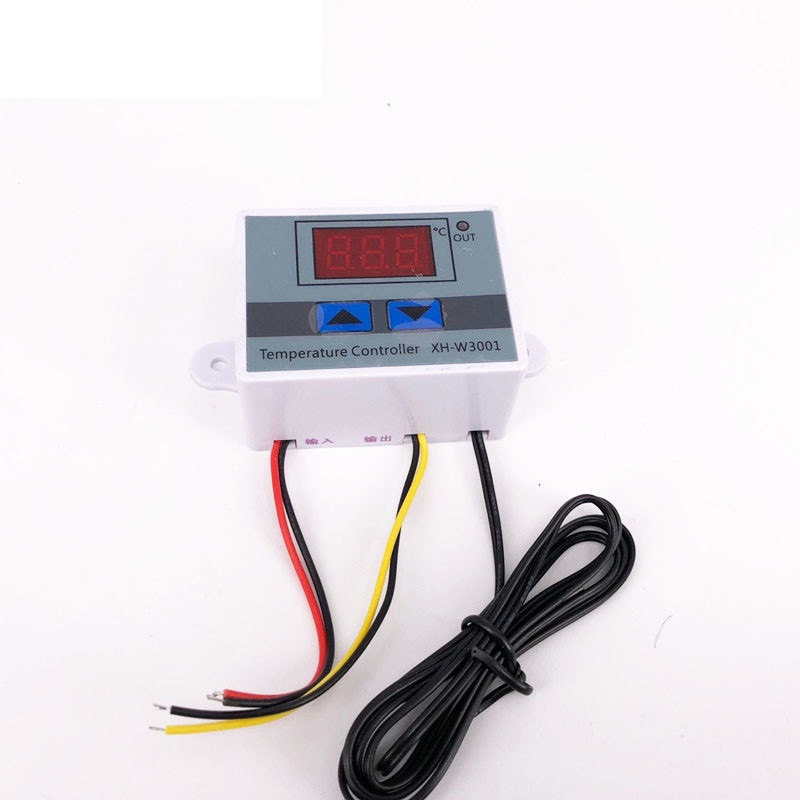 1PC 220V Digital LED Temperature Controller 10A Thermostat Control Switch Probe 