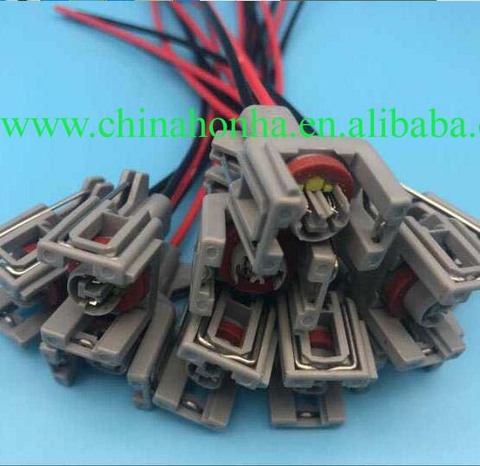 2/5/10/20/50/100 pcs For Delphi 2 pin Diesel Injector Connector wiring harness Rail Injector Connector Plug for Ford ► Photo 1/1