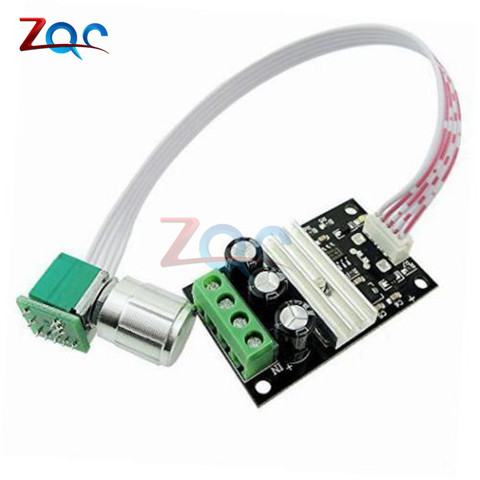 DC 6V 12V 24V 28V 80W 3A PWM Motor Speed Controller Adjustable Variable Speed Control With Extend Potentiometer On/Off Switch ► Photo 1/4