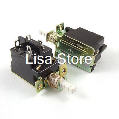 AC 250V 2A 8A Latching SPST Push Button Power 2Pin Switch SW-3 Switches