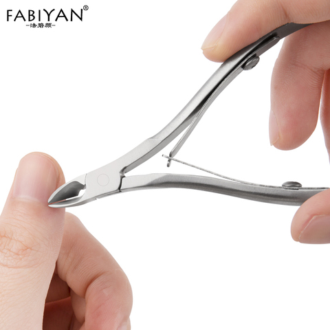 Cuticle Nippers Scissor Cutter Dead Skin Remover Clipper Trimmer Acrylic Stainless Steel Manicure Pedicure Nail Art Care Tools ► Photo 1/6