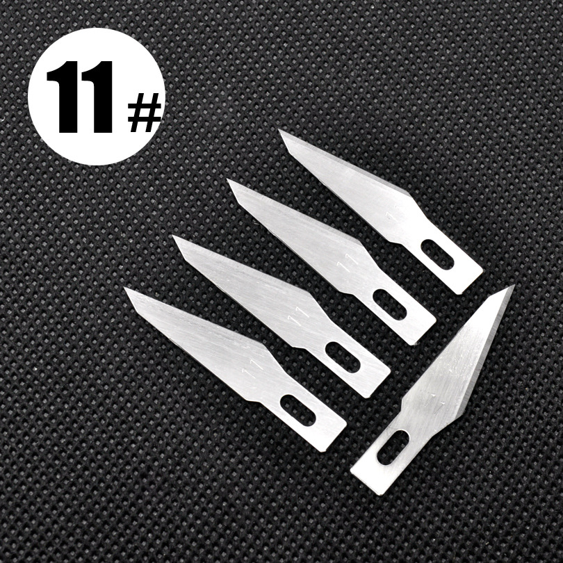 100PCS Exacto Knife Blades, Carving Craft Hobby Knife For Art