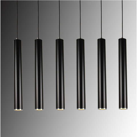 Creative Art Decor LED Pendant Lamp Bar Cylinder Pipe Pendant Light For Bar Kitchen Island Dining Living Room Shop Decoration ► Photo 1/1