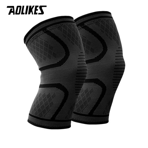 AOLIKES 1 Pair Knee Protector Sports Running Riding Basketball Knee Pads for Men and Woman High-quality Breathable Knee Guard ► Photo 1/6