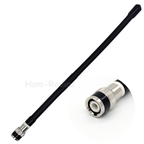 INITone 27MHz BNC Male Connector two way Radio Antenna for Kenwood  TK100 TK300 ICOM IC-V8 V80 IC-V82 Motorola CP Walkie Talkie ► Photo 1/3