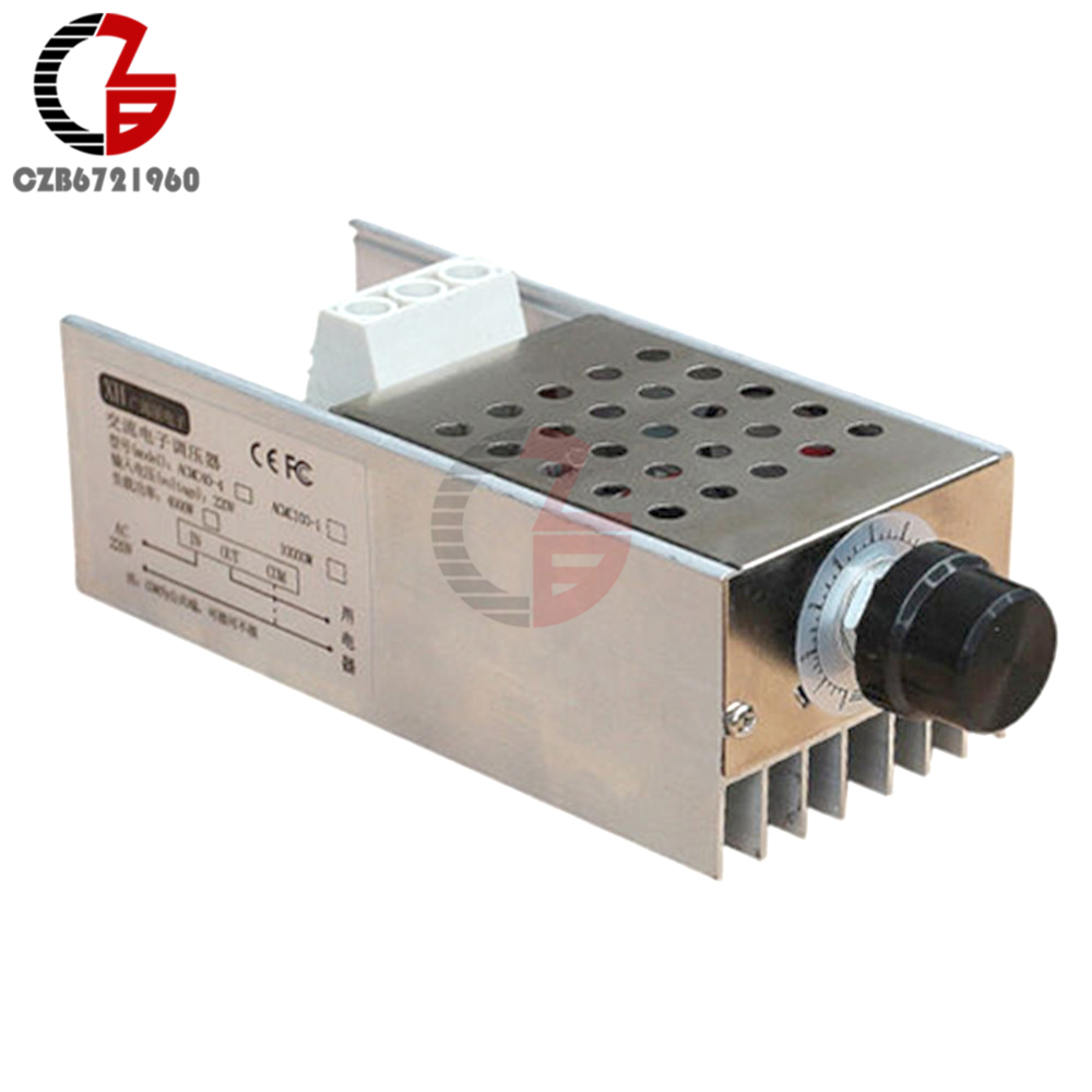 110V 220V AC 10000W SCR Voltage Regulator Speed Dimmer Temperature Control 