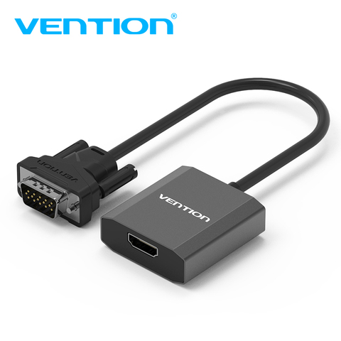 Vention VGA to HDMI Converter Cable Analog AV to Digital Converter Adapter with Audio 1080P for PC Laptop to HDTV Projector hot ► Photo 1/6