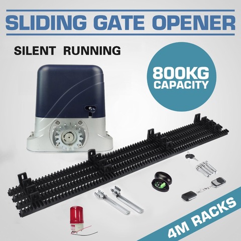 GALO 500~1300KG Sliding Electric Gate Opener Auto Motor Wireless Remote Control Kit wih 4M Mute nylon rack ► Photo 1/6