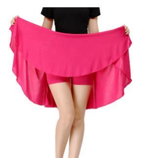 1pcs/lot woman solid pleated latin skirt female fashion square dancing solid skirt summer candy color dancing skirt ► Photo 1/4