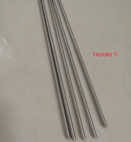 DIY Material3mm/4mm/5mm/6mm Ta2 Titanium Bars Industry Experiment Research DIY GR2 Ti Rod,about 300 mm/pc,5pcs/lot ► Photo 1/1