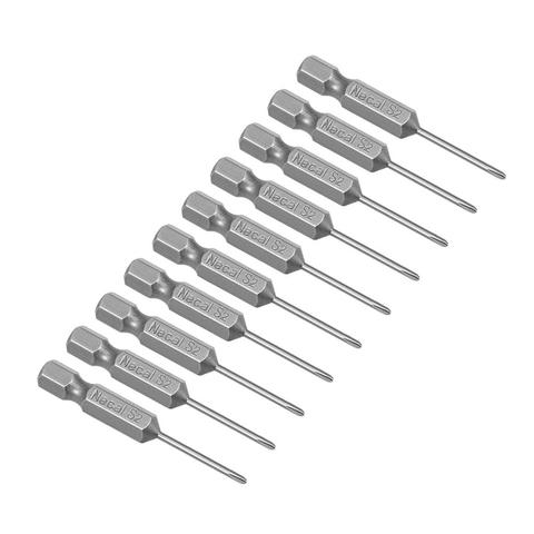 UXCELL New 10pcs 1/4-Inch Hex Shank 50mm Length PH00 PH1 PH0 Phillips Magnetic Screw Driver S2 Screwdriver Bits ► Photo 1/6