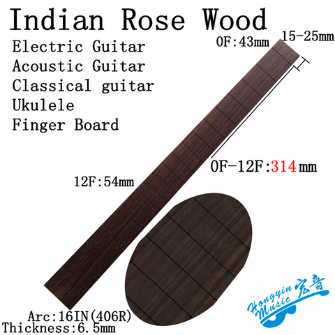 A Grade Indian Rosewood Electric Acoustic Classical Guitar Finger board 650mm Chord Length  Handcraft Guitar Accessories ► Photo 1/6