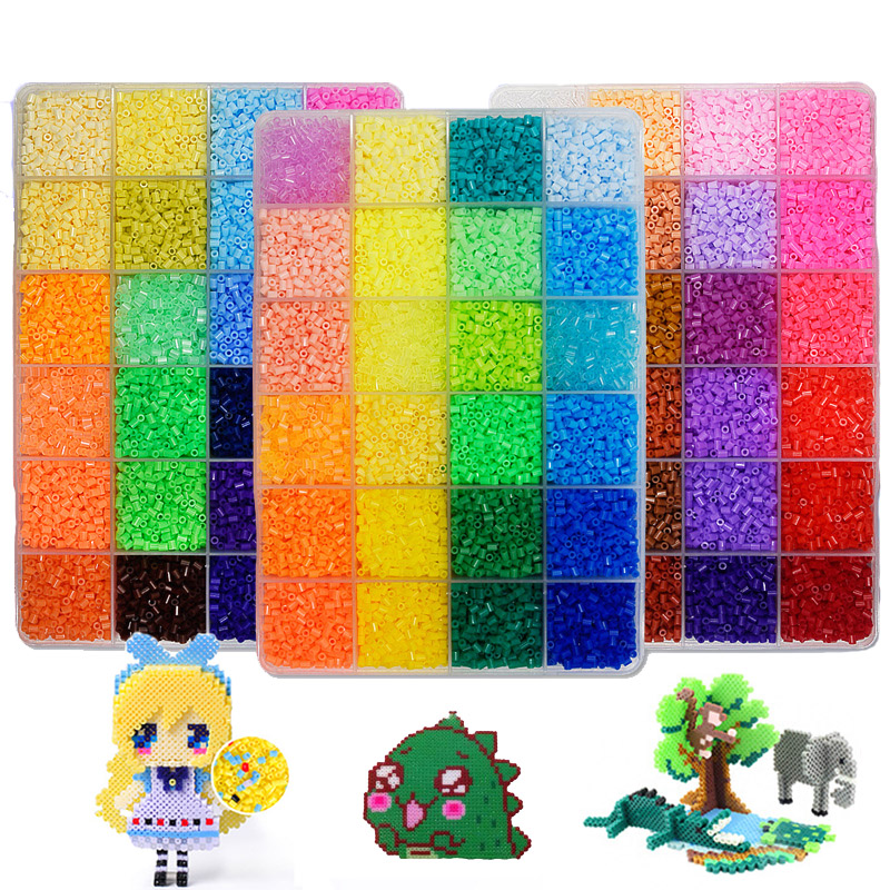 1000pcs 5mm EVA Hama/Perler Beads Toy DIY Handmaking Fuse Bead