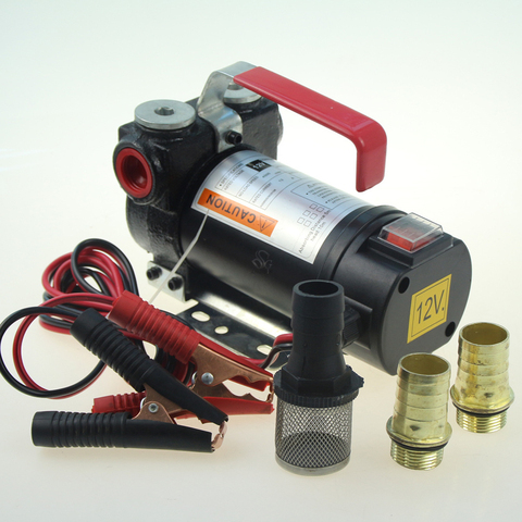 Newest 12V Portable Fuel For Diesel Pump Oil Transfer Pump Self Priming Set 45L/Min 200W Best Price ► Photo 1/6