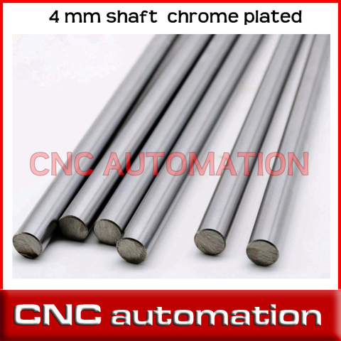 2pcs Axis 60 70 80 85 100 120 150 mm Smooth Rods 4 mm Linear Shaft Rail 3D Printers Parts Chrome Plated Guide Slide Part ► Photo 1/6
