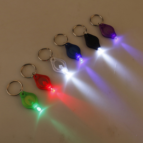 Mini LED Flashlight Keychain Portable Keyring Light Torch Key Chain Emergency Camping Lamp Backpack Light ► Photo 1/6