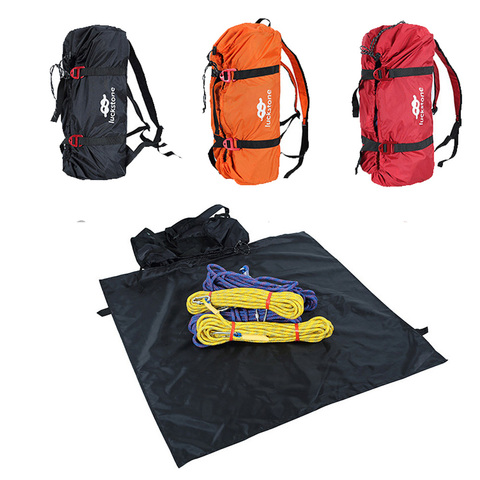 Rock Climbing Rope Bag Cord Carry Bag Hiking Shoulder Backpack Folding Portable Waterproof Backpack Ground Mat ► Photo 1/5