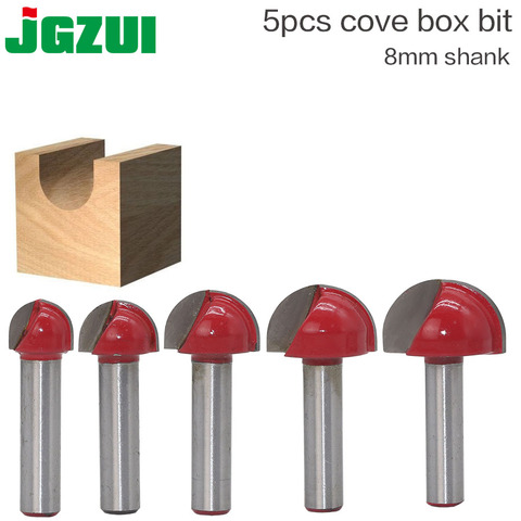 5pcs Shank Double Edging Router Bits for wood cove box bit Tungsten Carbide Woodworking endmill miiling cutter ► Photo 1/5