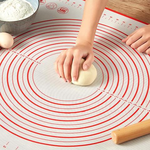 Baking Mat Rolling Sheet Silicone Baking Mat Pad Non-Stick Bakeware Flour Pastry Carpet ► Photo 1/6